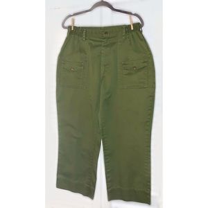 Vintage Boy Scouts Capri Length High Waist Pants